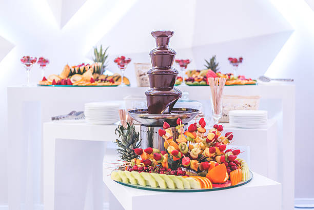 Celebration  sweet Catering Finger food at sweet celebration table food service occupation food and drink industry party buffet stock pictures, royalty-free photos & images