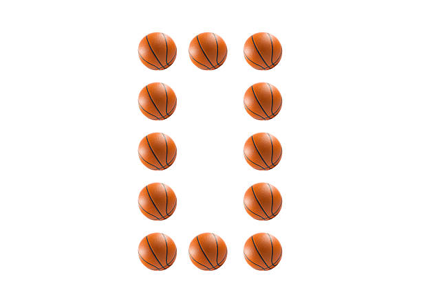 istock Number 0, alphabet from basketball balls 479836176