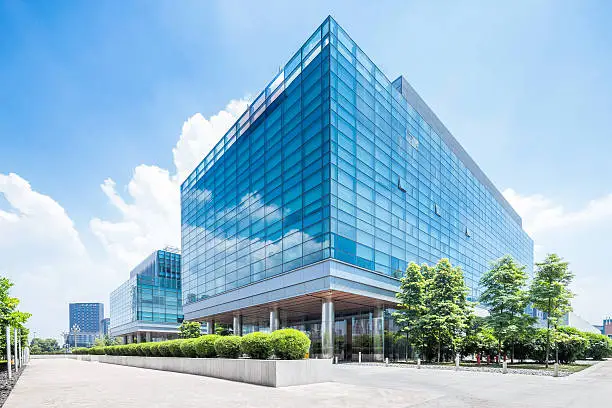 Empty road at building exterior