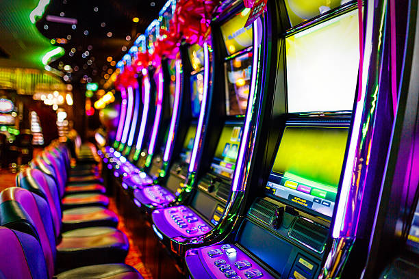 istock Slot machines in Casino 479845082