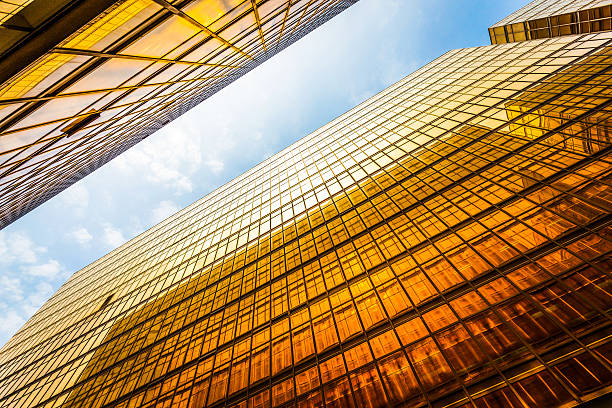istock low angle view of modern skyscraper exterior and sky 479846054