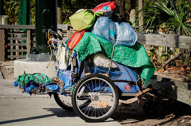 abandoned tricycle