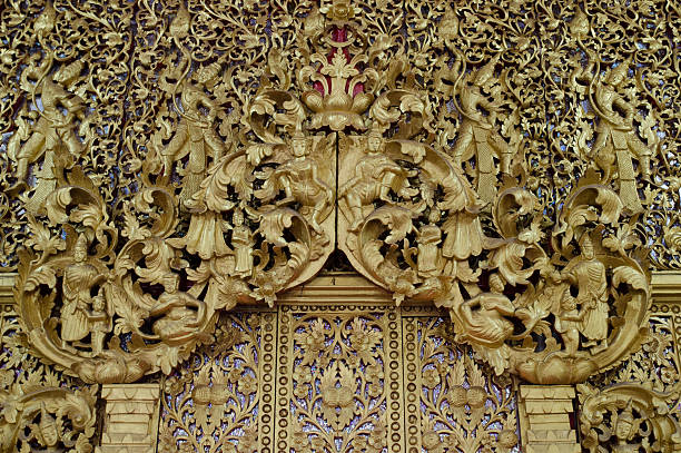 istock Public Thailand wood carving 479861524