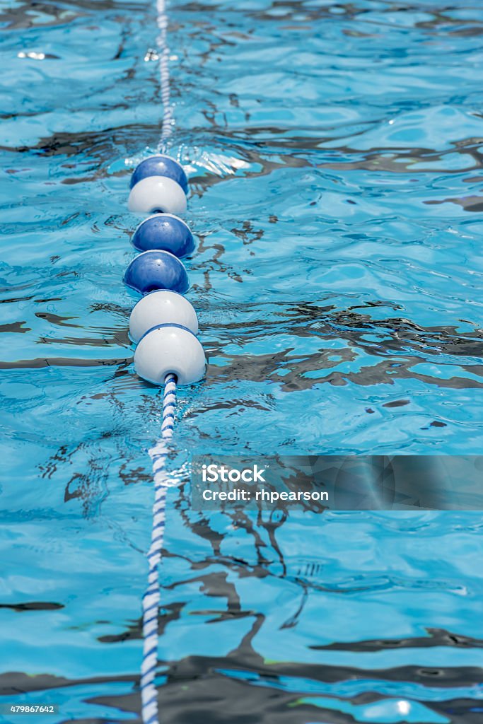 Pool Float Line Swimming Pool Float Line Stock Photo - Download Image Now - 2015, No ...