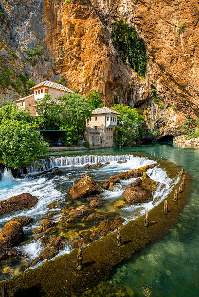istock Small village Blagaj on Buna spring 479869752