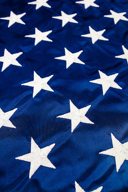 istock White Stars on American Flag 479873106