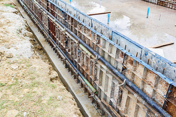 istock Metal mold for cement construction 479873658