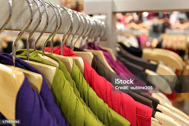 Clothing Department Store Stock Photo - Download Image Now - Department Store, Clothing, 2015