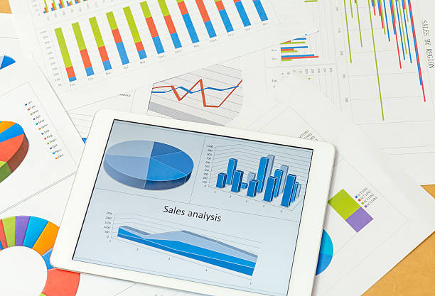 istock Financial charts on the table with tablet 479877224