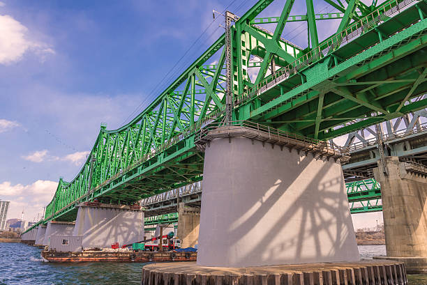 istock Large bridge highway over the river in Seoul, Korea 479877898