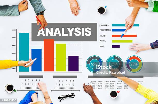 Analysis Analyzing Information Bar Graph Data Statisitc Concept Stock Photo - Download Image Now