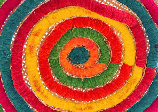 istock Colorful of Raw silk thread for background. 479882976