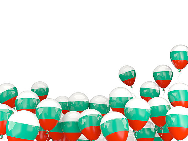 istock Flying balloons with flag of bulgaria 479887744