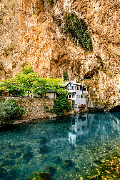 istock Beautiful house in Blagaj village on Buna spring 479894008