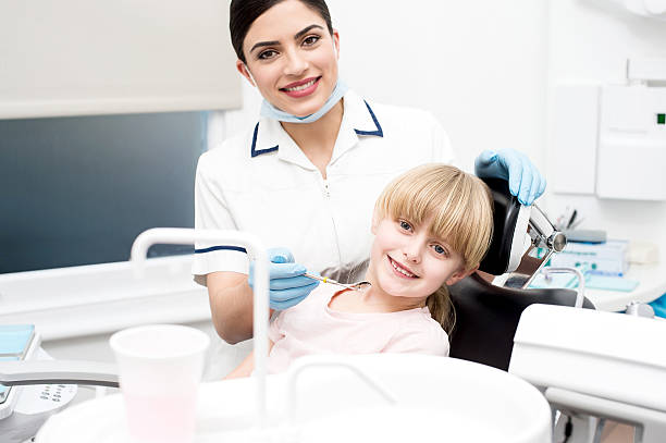 istock Complete dental checkup for girl 479896588