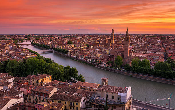 istock Sunset view of Verona. Italy 479897514