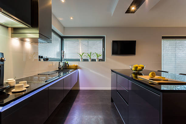 istock Dark furniture in kitchen 479900784