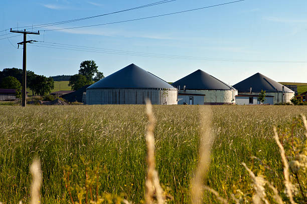 istock Bio gas plant in a field 479904170