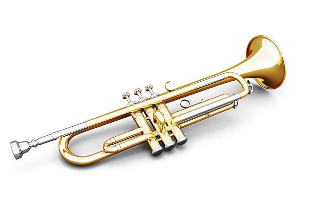 istock Trumpet on a white background 479909240