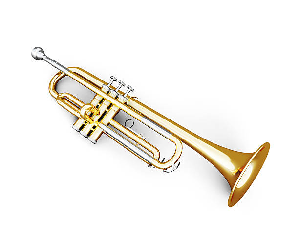 istock Trumpet under the white background 479909244