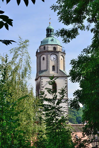 Clocktower with porcelain bells/Meissen/Germany