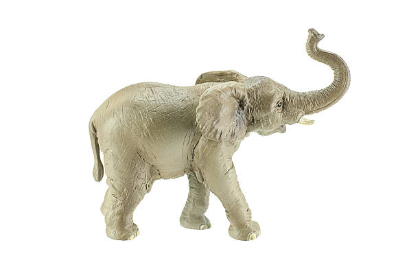 istock Elephant toy isolated on white background 479913260