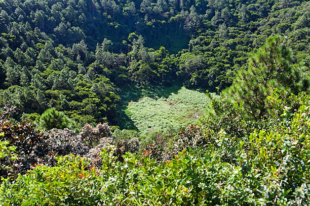 istock Ancient extinct volcano crater. Trou aux Cerfs, Mauritius 479914442
