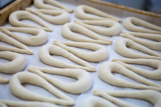 istock Fresh Pretzel, Brezel or Breze Dough on Tray 479921264