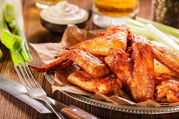 istock Roasted wings with sauce 479921316