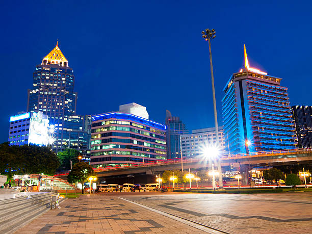 istock Bangkok city downtown at night 479925121