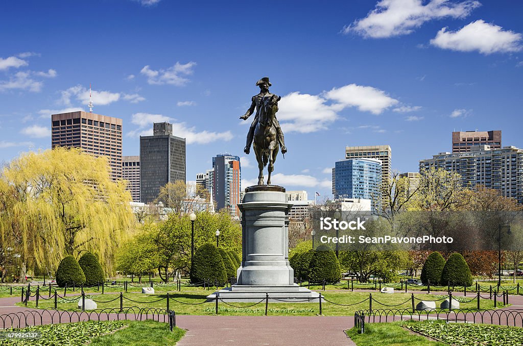 Jardín público de Boston - Foto de stock de Boston - Massachusetts libre de derechos