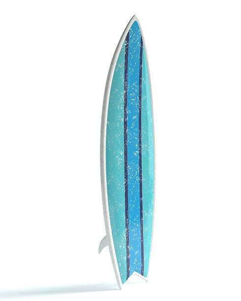 Surfboard 3d illustration of a surfboard surf boards stock pictures, royalty-free photos & images