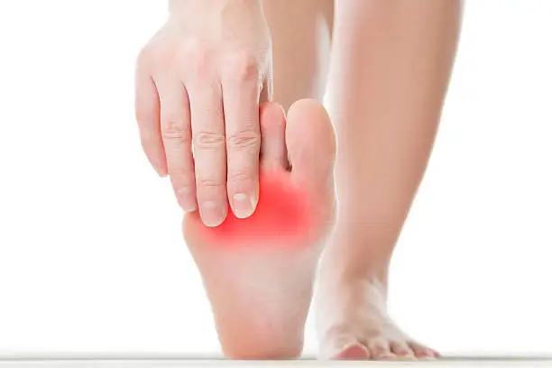 Photo of Pain in the female foot