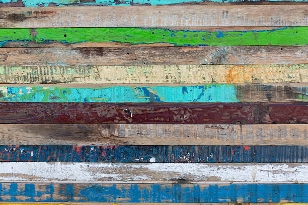 istock Painted weathered wood as background 479936443