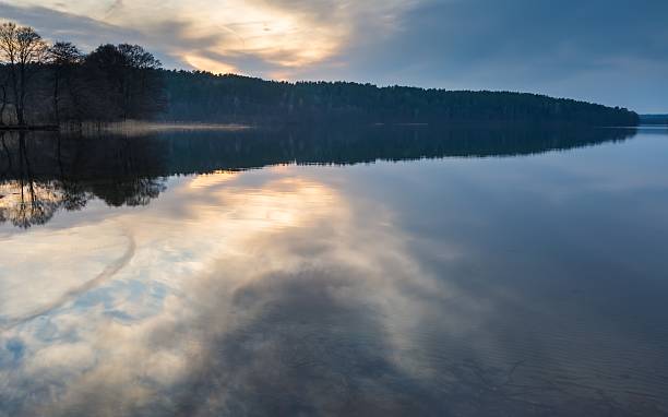 istock Sunrise over beautiful wild lake 479936872