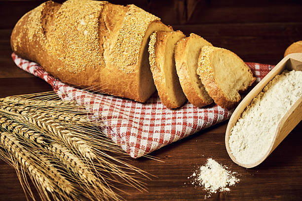 istock Bakery food on wood table 479937032