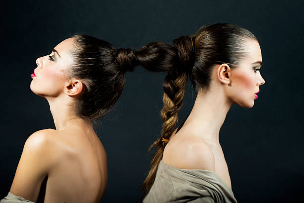 istock Undressed women with hairdo 479940222