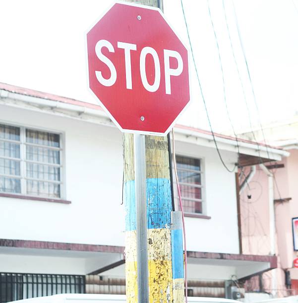 istock red stop sign in housing area 479942574