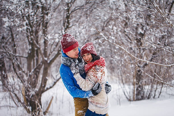 istock Guy and girl walk and have fun in the forest 479942807