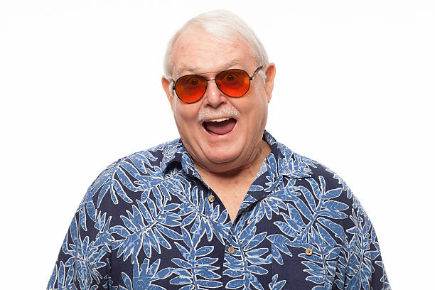 istock Surprised retired senior man on white background. 479945072