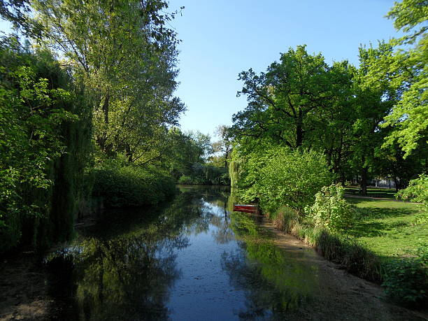 istock canal of Tiergarten in Berlin 479948152