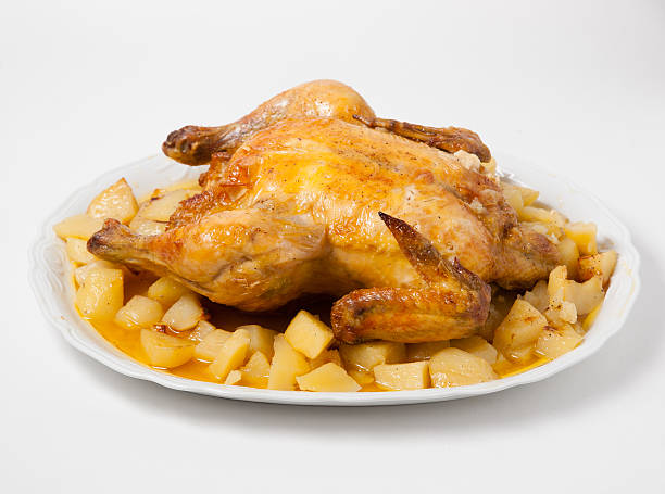 istock Roasted Chicken with potatos 479959025