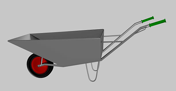 istock Wheelbarrow for construction, steel 479959841