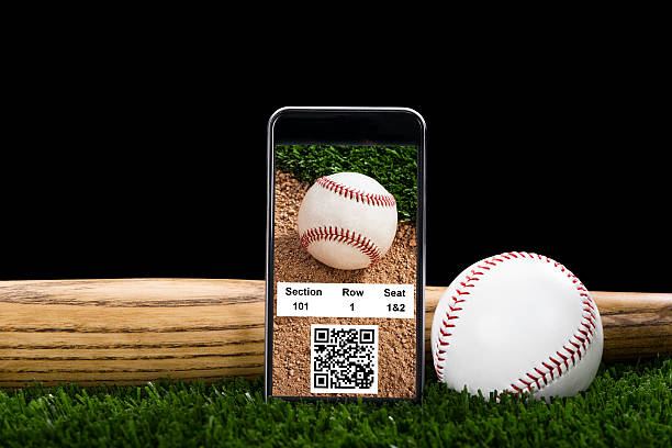 istock Smart Phone with online baseball tickets 479961932