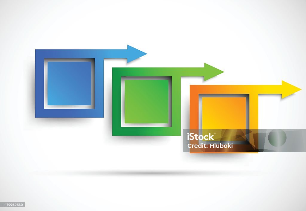 Simple Progress Vector Vector Progress Steps Stock Illustration - Download Image Now ...
