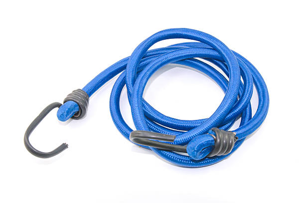 istock black hook with Elastic rope on the white background 479964893