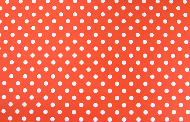 istock image of red fabric with white polka dots 479964907