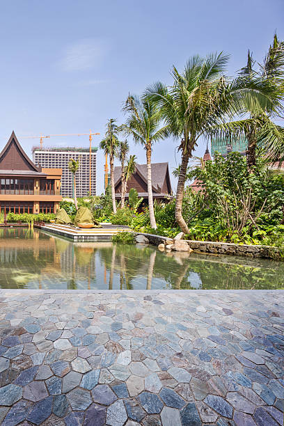 picture of a newly completed Hotel