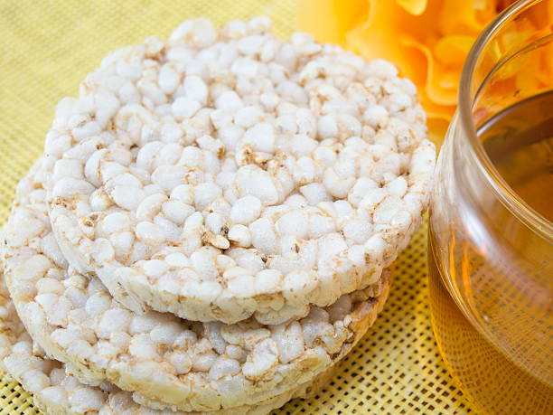istock Rice cookies next to a jar of honey 479965728
