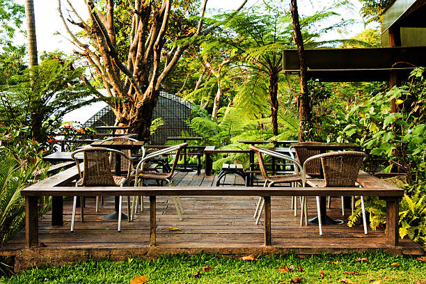 istock Relaxation area in a garden,landscape design 479965821